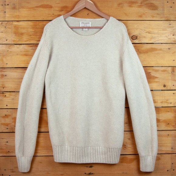 Filson Sweaters - Filson Natural Lake Quinault Crewneck Sweater